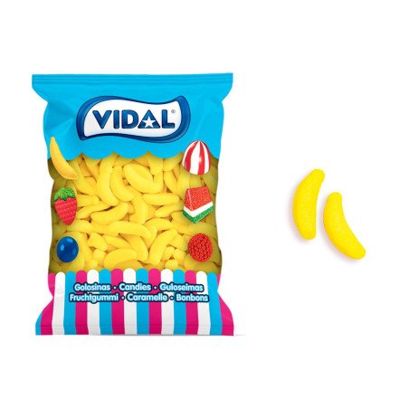 Vidal Banana Azúcar – bolsa de 1 kg
