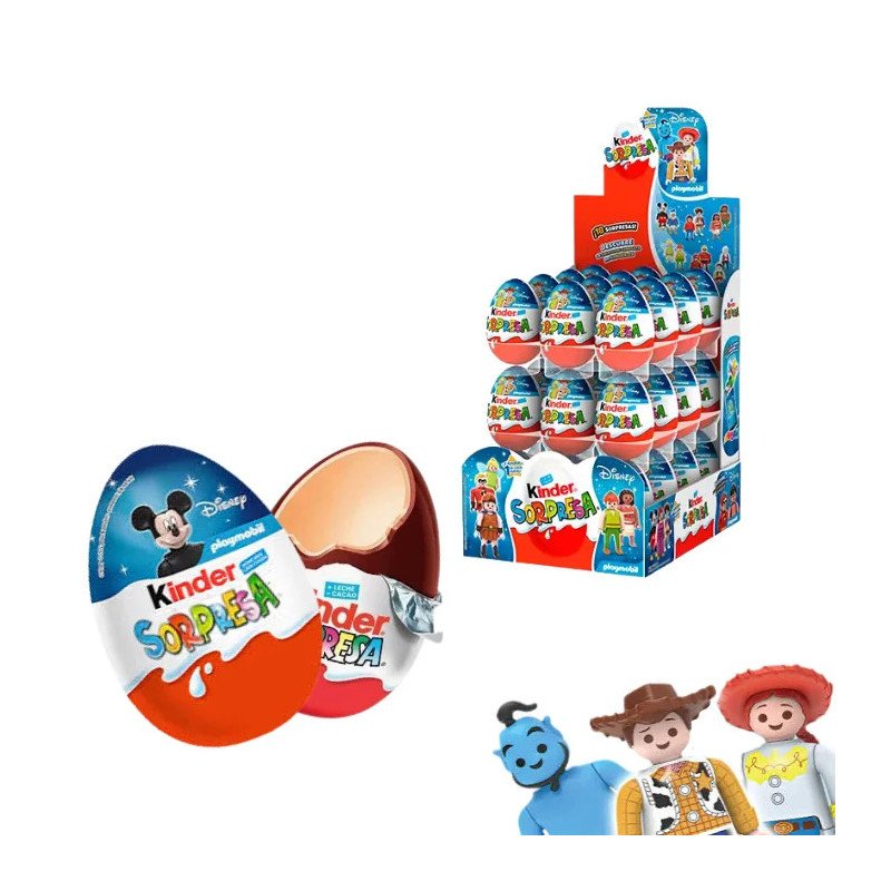 Kinder Sorpresa Disney Playmobil – caja de 36 huevos