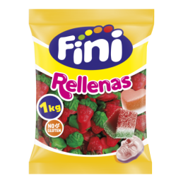 Fini Fresas Salvajes Rellenas 1 kg bolsa completa