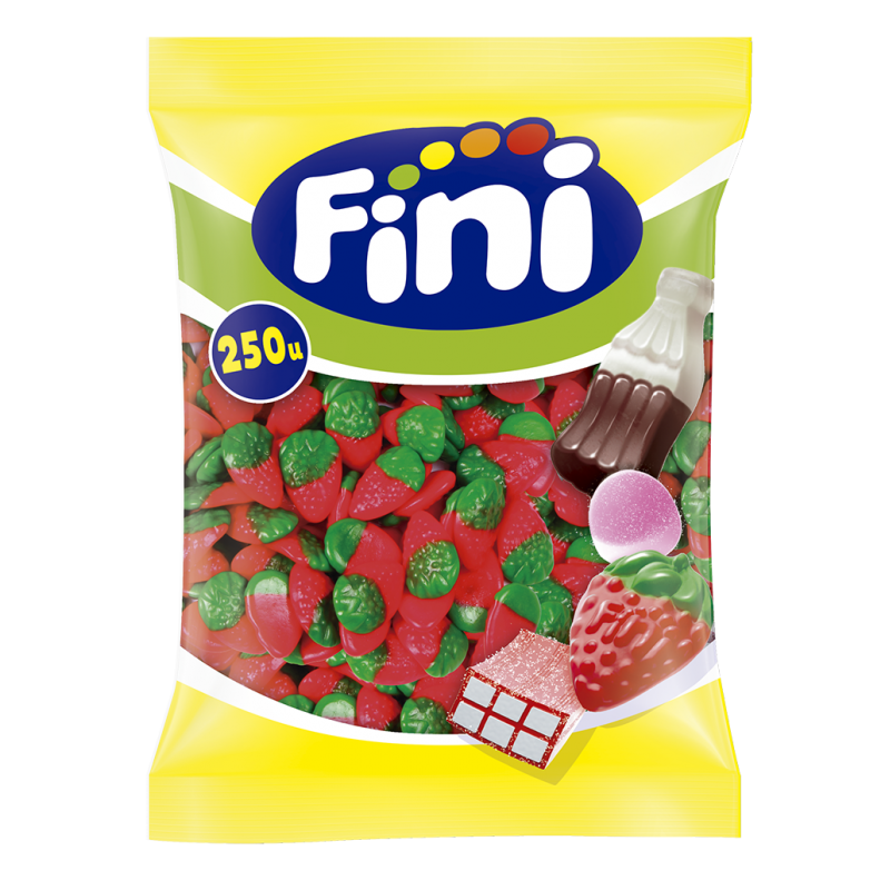 Fini Fresas Salvajes 250 unidades bolsa completa