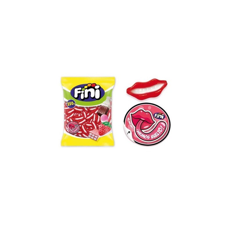 Fini Morritos Sabor Fresa De 250 unidades bolsa completa