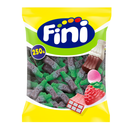 Fini Botellas Cola Con Azucar 250 unidades bolsa completa